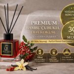 Premium Bambu Çubuklu Oda Kokusu 115ml – 30+ Koku Seçeneği | Parfüm Esanslı Ortam Kokusu (Ev & Ofis)